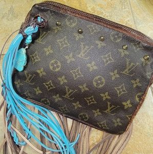 Authentic Upcycled Louis Vuitton Pouchette